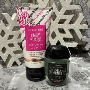 Bath & Body Works Emily in Paris Lotion and Sanitizer